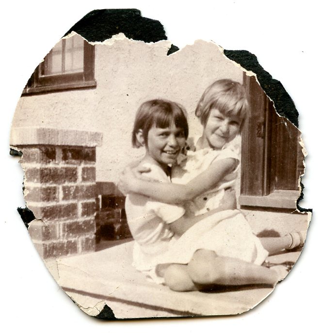 1931 Springfield House with friend Dorothy
